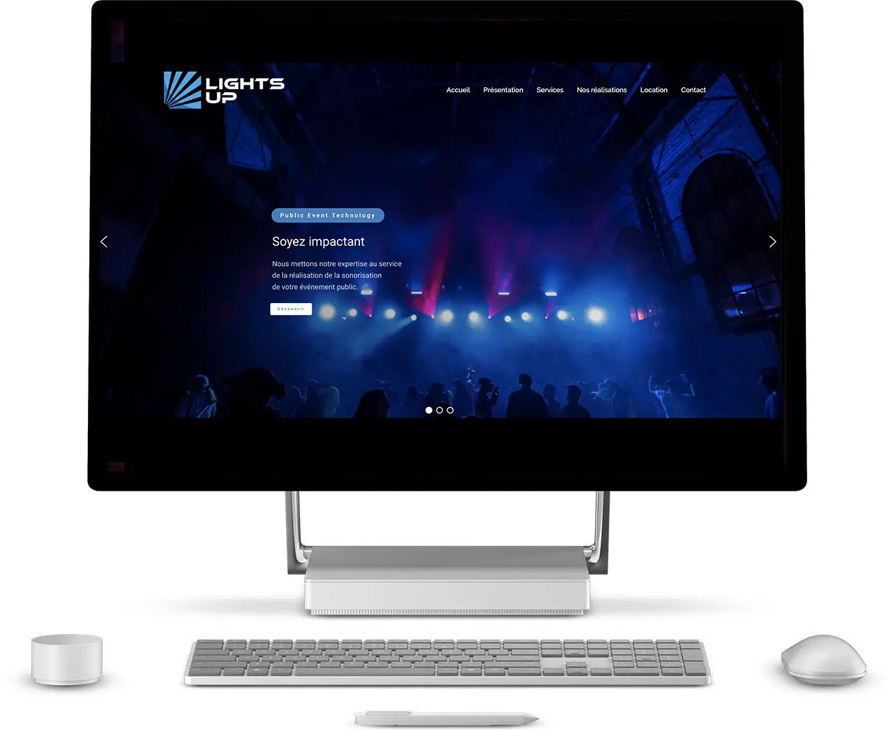 Kaloga Agence Marketing Wallonie Belgique Lille Tournai - Etude de cas clients Lights Up Event technology