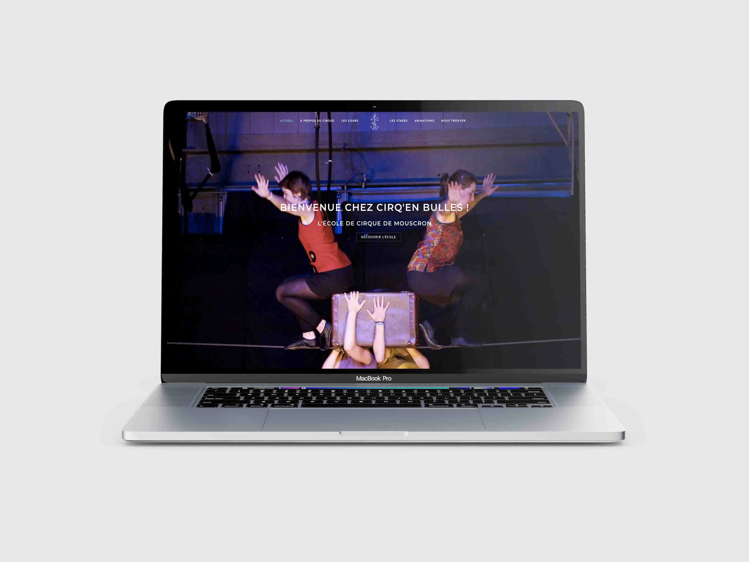 Cirqenbulles création site web et CRM