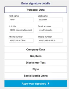 Kaloga Agence Marketing Wallonie Belgique Lille - Créer bannière e-mail Covid Lille Tournai